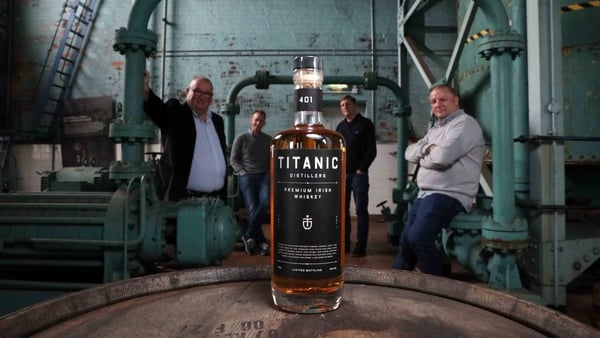 Titanic Distillers directors (l-r) Peter Lavery, Stephen Symington, Richard Irwin and Sean Lavery
