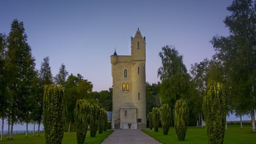 The Ulster Tower stands close to the scene of the Battle of the Somme in Thiepval in northern France