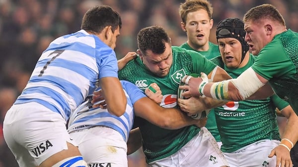 Cian Healy is showing no signs of slowing down