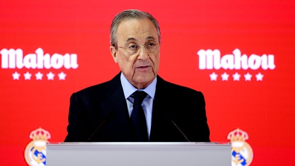 Florentino Perez continues to bang the drum for a European Super League