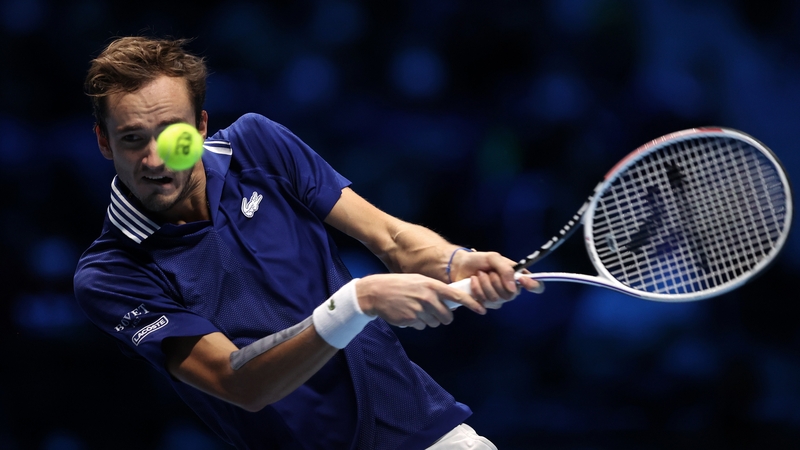 atp finals medvedev motors  ruud  reach final