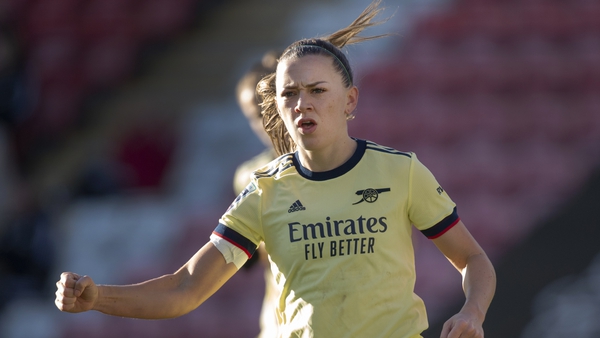 McCabe scored her fourth goal for the Gunners this season