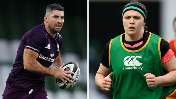 Rob Kearney and Ciara Griffin are among seven Irish players across both squads