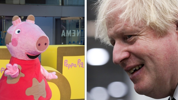 Boris Johnson said 'no Whitehall civil servant could conceivably have come up with Peppa'