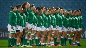 Ireland's players ahead of the test win over Japan