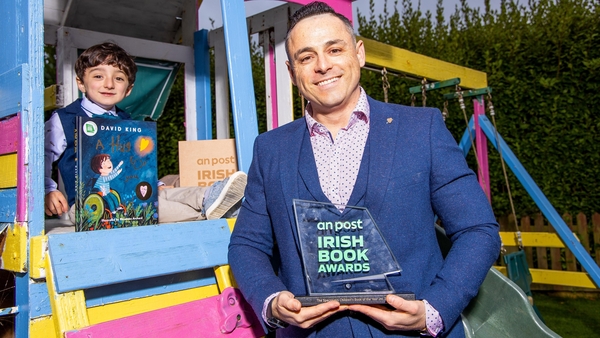 Irish Book Award winner 'A Hug For You' is penned by Adam King's father, David King, and illustrated by Rhiannon Archard.
