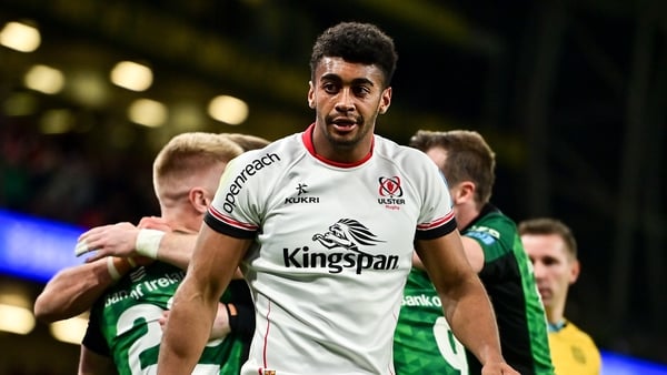 Robert Baloucoune starts on the right wing for Ulster