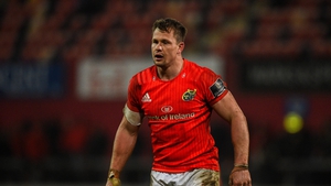 Botha scored eight tries in 43 appearances for Munster