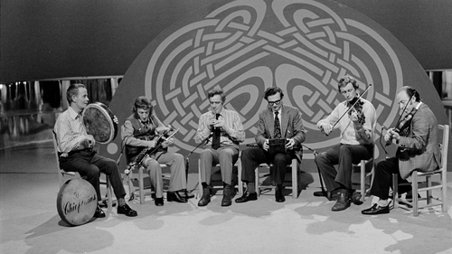 The Chieftains performing on RTÉ in the 1960s
