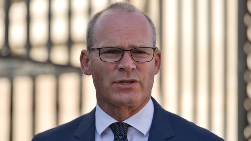 Simon Coveney said it was a moment of carelessness and celebration and lasted for about a minute