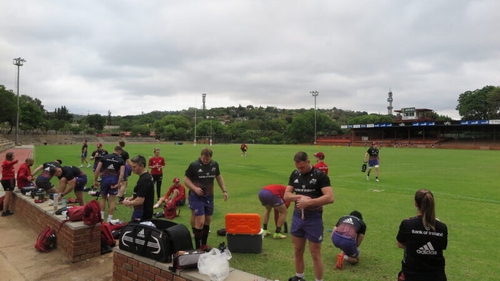 The Munster squad training in South Africa last year (Pic: Munster Rugby)