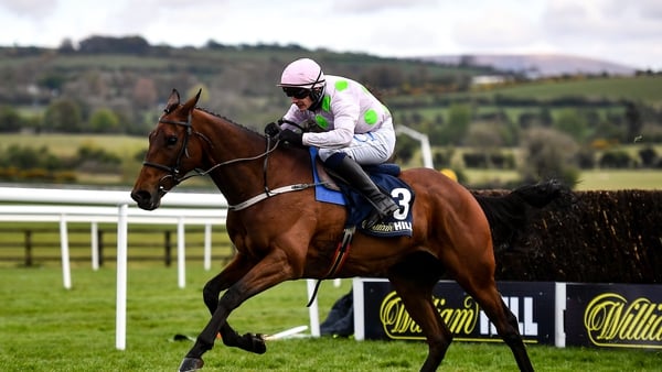 Chacun Pour Soi and Paul Townend winning at the Punchestown Festival last April