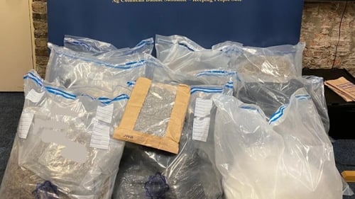 The drugs were seized following searches in Dublin