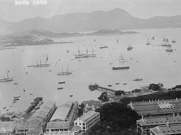 Hong Kong harbour circa 1915. Photo: Library of Congress