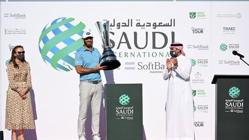 Dustin Johnson is among the players who will return to the contentious Saudi International next year