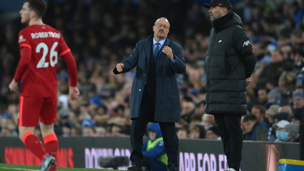 Rafa Benitez's Everton suffered a 4-1 drubbing at the hands of their city rivals
