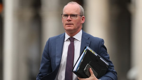 Simon Coveney made the comments at tonight's meeting of the Fine Gael parliamentary party (file pic)