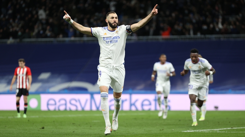 Karim Benzema scored the only goal as Real Madrid overcame Athletic Bilbao
