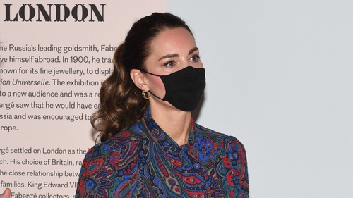 The Duchess of Cambridge brought some vintage elegance to her look. Photo: Getty