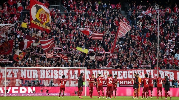 There'll be no fans at the Allianz Arena for the Champions League group match