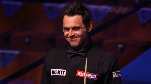 Ronnie O'Sullivan is out