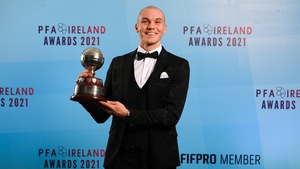 Bohemians Georgie Kelly won the PFAI Player of the Year award