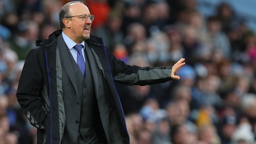 It's currently no win in eight for Benitez's Toffees