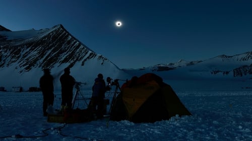 Totality was visible only in Antarctica, experienced by a small number of people (Pic: AFP photo/Imagen Chile/ Felipe Trueba)