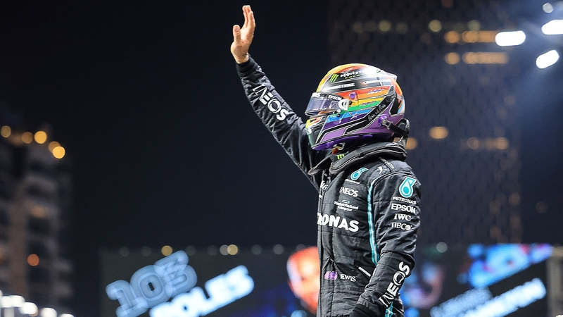 Lewis Hamilton is closing on Max Verstappen and took pole in the season's penultimate race