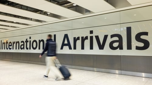 Arrivals at Heathrow Airport in London