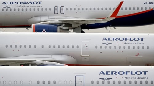 Reports say that Aeroflot is stripping jetliners to secure spare parts