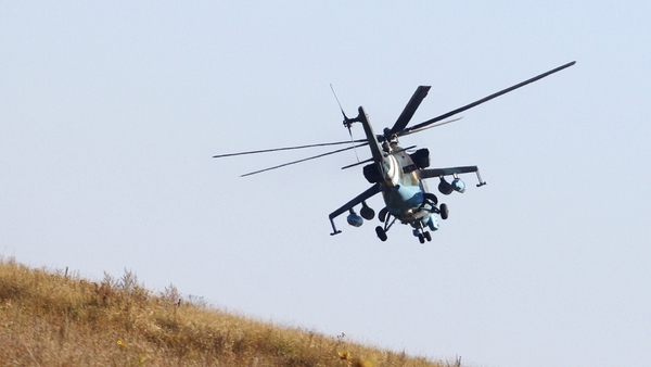 Belarus said a Ukrainian helicopter crossed its border (File)