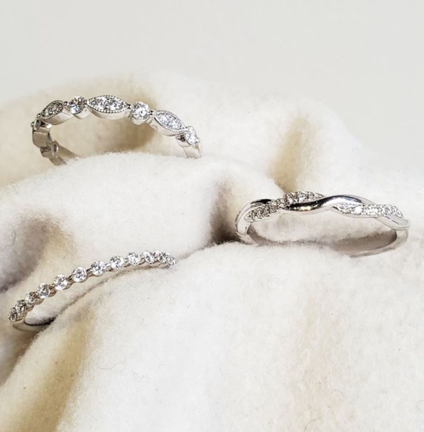 Bespoke rings created by Steven Stone jewellers