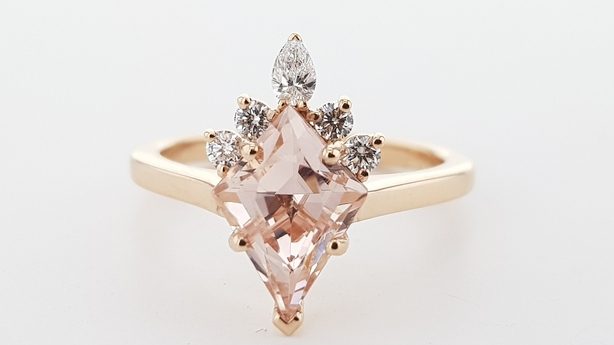 Bespoke ring created by Steven Stone jewellers