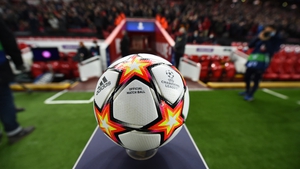 The match ball ahead of Liverpool's last outing against Porto when the Reds had already qualified for the last-16