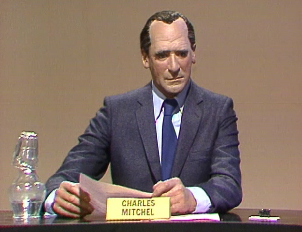 Charles Mitchell in wax