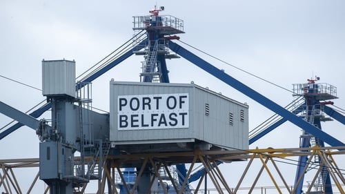 Less than one in four firms say they continue to struggle with the Irish sea customs arrangements (File photo)