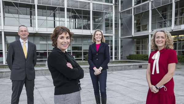 Leo Clancy, CEO of Enterprise Ireland, Anne Cusack, formally Critical Healthcare, Jeananne O'Brien, Artizan Food Co and Olivia Lynch, Partner KPMG