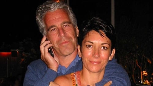 Jeffrey Epstein pictured with associate Ghislaine Maxwell