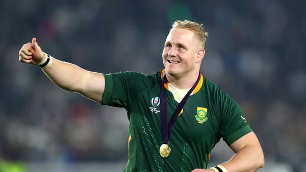 Koch was part of South Africa's famed 'Bomb Squad' at the 2019 Rugby World Cup