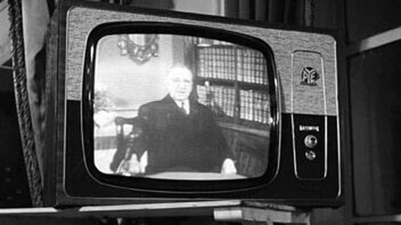 Opening Night of Telefís Éireann, 31 December 1961, Eamon de Valera broadcast