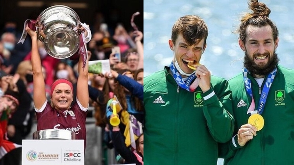 The victorious Galway camogie side and Ireland's Olympic gold medal rowers are among those shortlisted