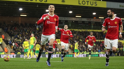 Cristiano Ronaldo celebrates his winner