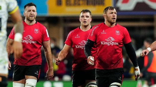 Duane Vermeulen (right) got a first taste of action for Ulster