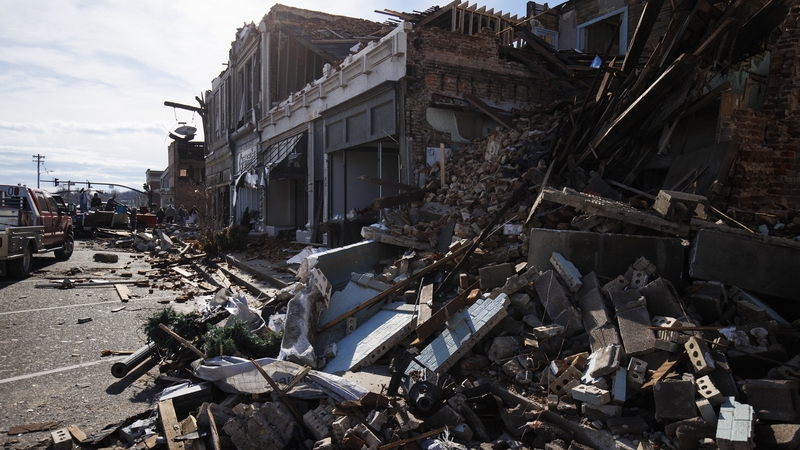 Kentucky Governor Andy Beshear said the collection of tornadoes was the most destructive in the state's history