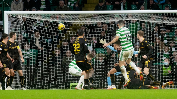 Tom Rogic sidefooted David Turnbull's squared free-kick to the net