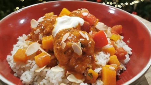 Neven Maguire's lamb meatball & coconut curry