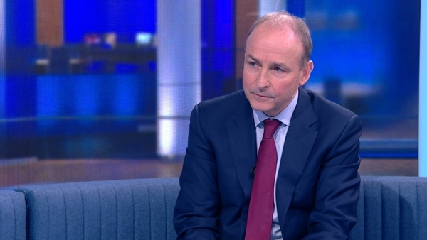 Micheal Martin said: 'We'll get over this wave' of the coronavirus
