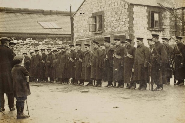A group of RIC men Photo: National Library of Ireland, HOGW 109