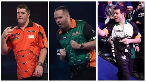 Daryl Gurney, Steve Lennon and Willie O'Connor are still involved at Alexandra Palace